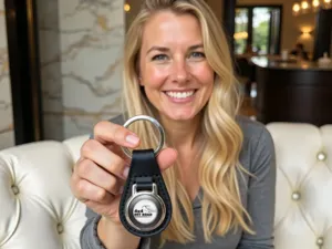 Leather Key Organiser Keeps Keys Tidy Easy Find